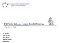 DC Public Schools Human Capital Strategy