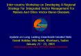 Intercountry Workshop on Developing A Regional Strategy For Integrated Vector Management For Malaria
