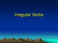 Irregular Verbs