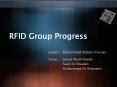 RFID Group Progress