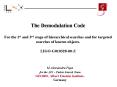 The Demodulation Code For the 1st and 3rd stage of hierarchical searches and for targeted searches o