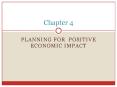 Planning for Positive Economic Impact