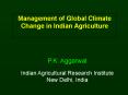 Management of Global Climate Change in Indian Agriculture