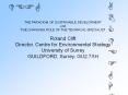 THE PARADIGM OF SUSTAINABLE DEVELOPMENT