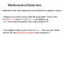 Mathematical Induction'