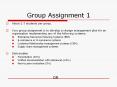 Group Assignment 1