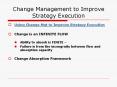 Change Management to Improve Strategy Execution