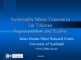 Sustainable Mori Tourism in Tai Tokerau: Representation and Reality