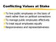 Conflicting Values at Stake