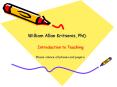 Dr. William Allan Kritsonis - Education