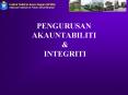 PENGURUSAN AKAUNTABILITI