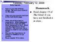 Tuesday, February 12, 2008