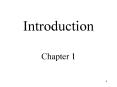 Introduction Chapter 1
