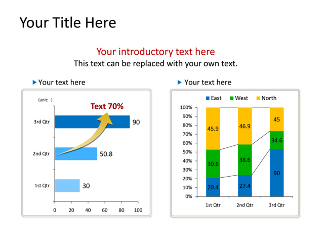 PowerPoint Slide - chart-bar-and-clustered-column-multicolor-data-driven-tg-355