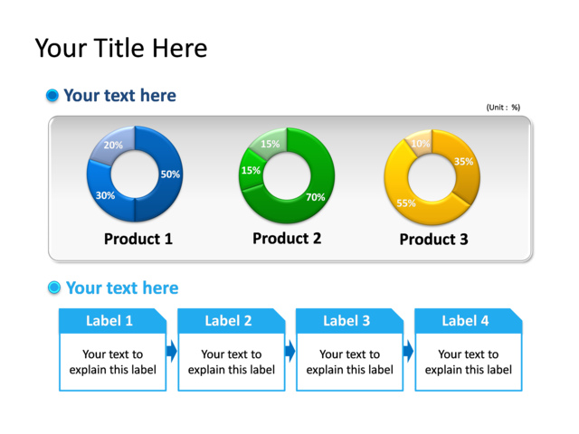 PowerPoint Slide - chart-doughnut-multicolor-data-driven-tg-172