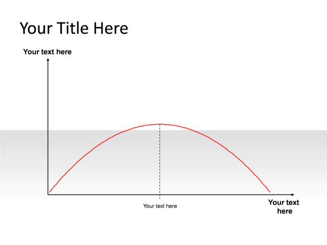 PowerPoint Slide - curve-diagram-red-1-line-pl-368
