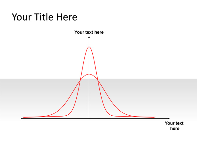 PowerPoint Slide - curve-diagram-red-2-lines-pl-362