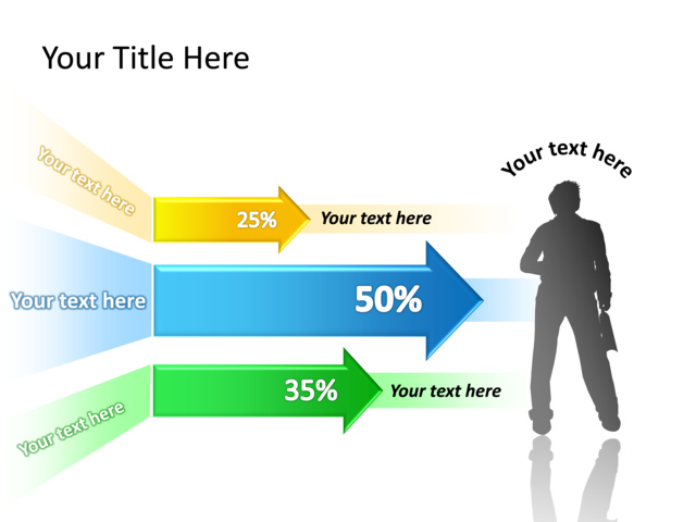 PowerPoint Slide - diagram-arrows-multicolor-3-arrows-tg-102