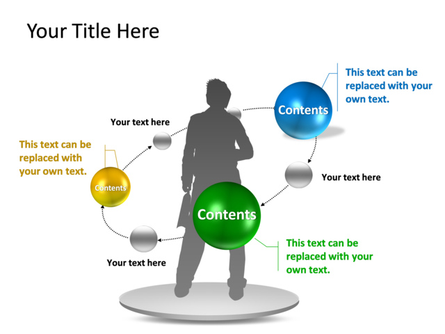 PowerPoint Slide - diagram-circle-multicolor-3-circles-tg-450