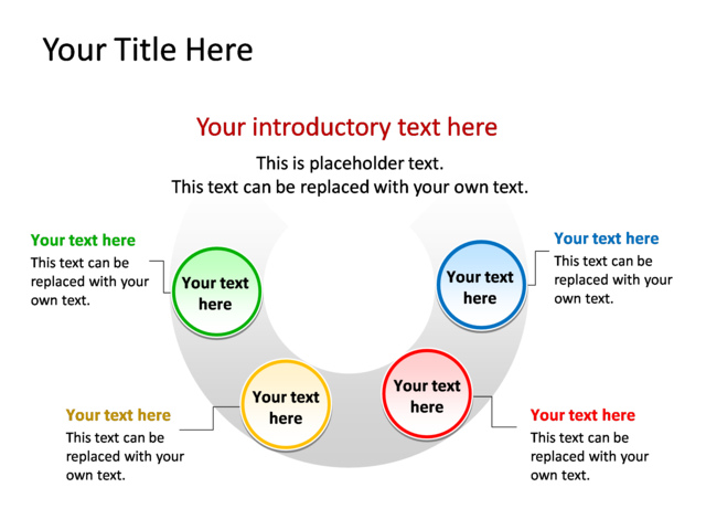 PowerPoint Slide - diagram-circle-multicolor-4-circles-tg-347