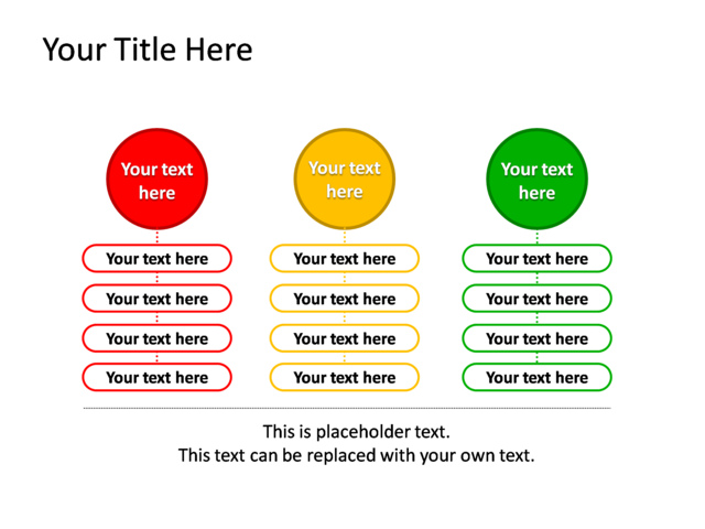 PowerPoint Slide - diagram-phases-multicolor-3-circles-tg-395