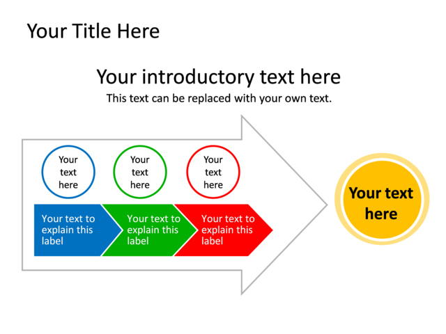 PowerPoint Slide - diagram-process-multicolor-3-arrows-tg-314