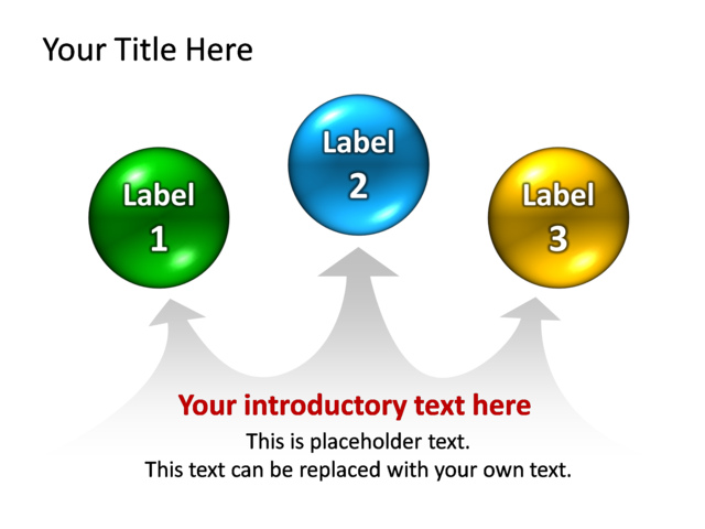 PowerPoint Slide - diagram-sphere-3d-multicolor-3-spheres-tg-209