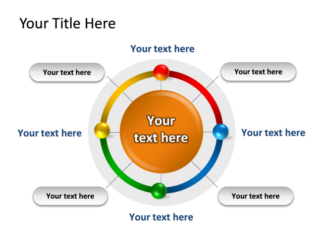 PowerPoint Slide - diagram-sphere-3d-multicolor-4-circles-tg-445