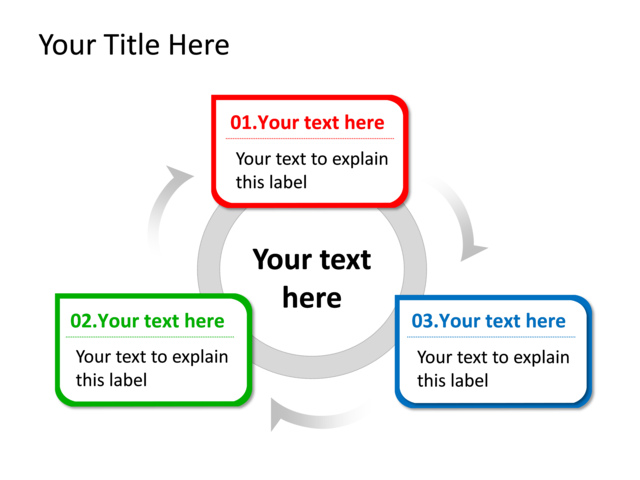 PowerPoint Slide - diagram-text-box-multicolor-3-text-boxes-tg-246