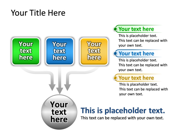 PowerPoint Slide - diagram-text-box-multicolor-3-text-boxes-tg-269