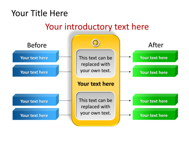 PowerPoint Slide - diagram-text-box-multicolor-8-text-boxes-tg-254