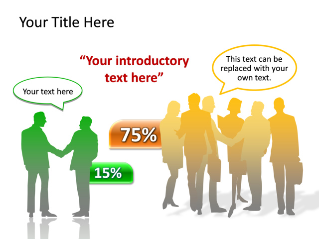 PowerPoint Slide - diagram-textbox-green-image-tg-455