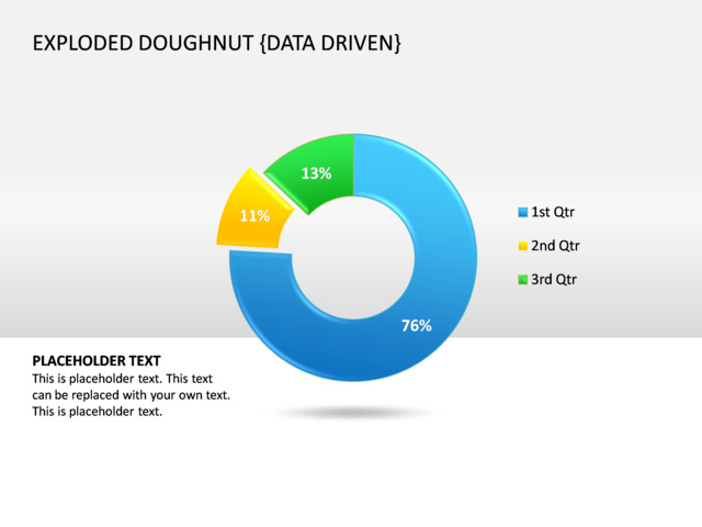 PowerPoint Slide - exploded-doughnut-chart-3d-blue-data-driven-cg-4