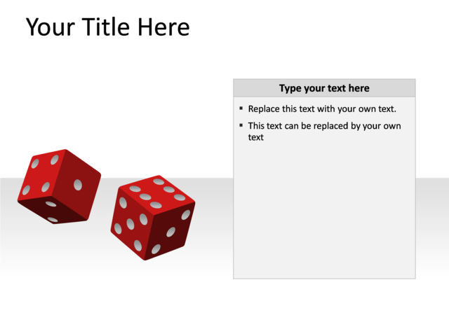 PowerPoint Slide - game-diagram-red-2-dice-pl-165