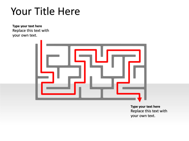 PowerPoint Slide - maze-diagram-red-1-maze-pl-187