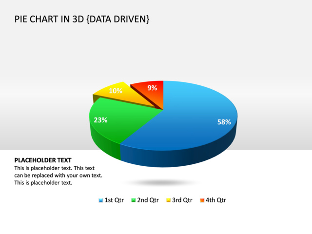 PowerPoint Slide - pie-chart-3d-blue-data-driven-cg-6