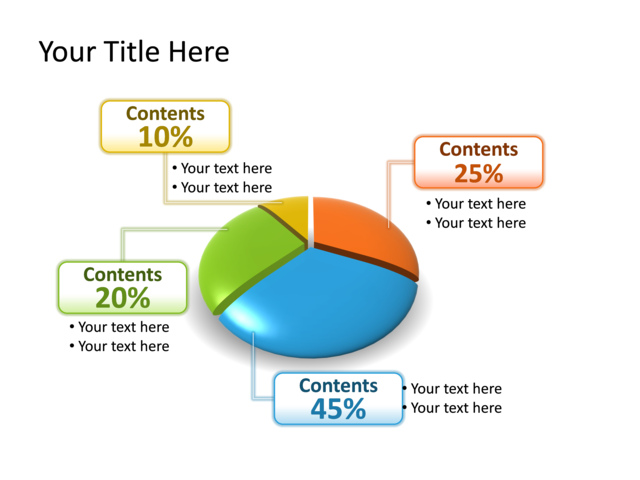 PowerPoint Slide - pie-chart-3d-multicolor-data-driven-tg-36