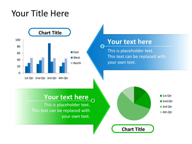 PowerPoint Slide - pie-chart-blue-data-driven-tg-600