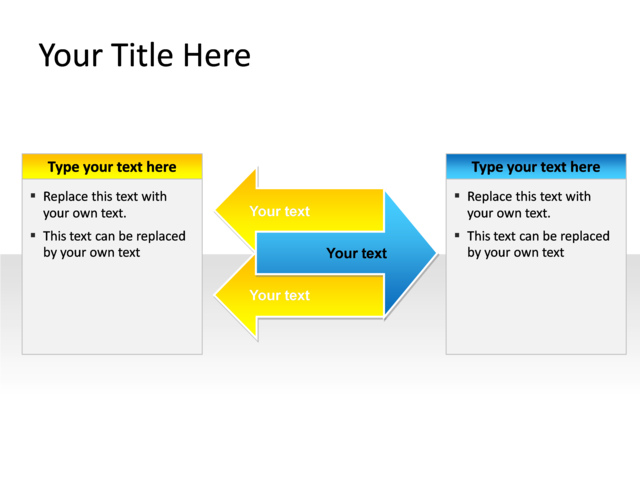 PowerPoint Slide - relationship-diagram-multicolor-3-arrows-pl-272