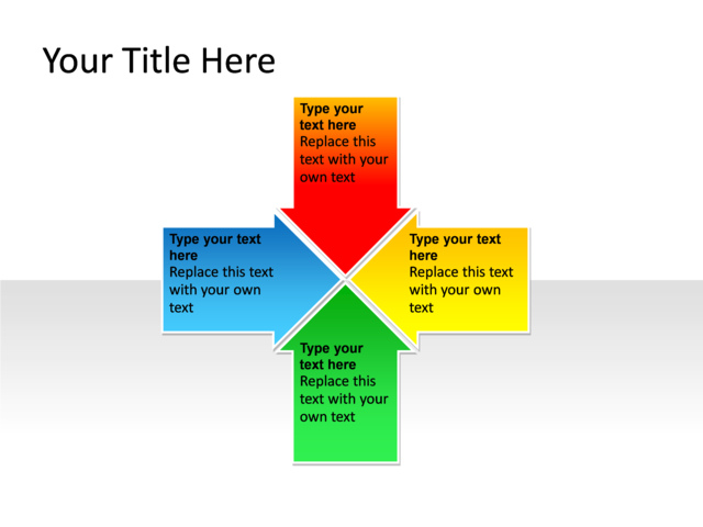 PowerPoint Slide - relationship-diagram-multicolor-4-arrows-pl-259