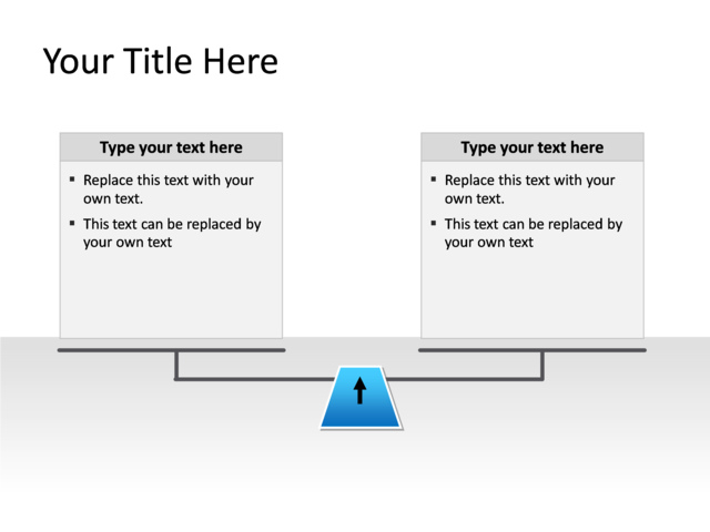 PowerPoint Slide - scale-diagram-blue-2-sides-pl-290