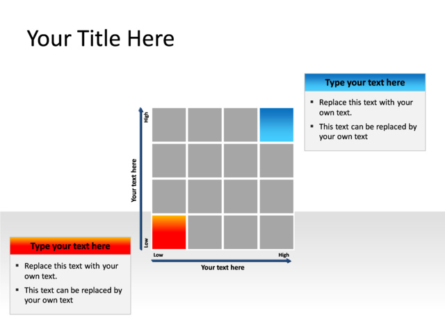 PowerPoint Slide - table-diagram-multicolor-16-boxes-pl-353