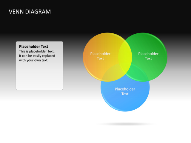 PowerPoint Slide - venn-diagram-3d-multicolor-3-circles-cg-62