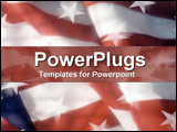  Power Point Template of - Stars and strips in close-up - Royalty Free PPT