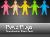  Power Point Template of - Hand in Hand - Royalty Free PPT