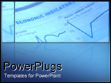  Power Point Template of - Blue graph. - Royalty Free PPT