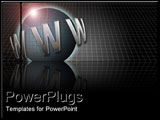  Power Point Template of - Ball with www. - Royalty Free PPT