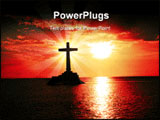  Power Point Template of - he Sunken Cemetery Camiguin Island Philippines makrs the spot where 2000 lives were lost by a volca - Royalty Free PPT