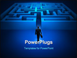  Power Point Template of - Stylish business motivation to success 3D visual concept - Royalty Free PPT