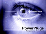  Power Point Template of - scan of an eye - Royalty Free PPT